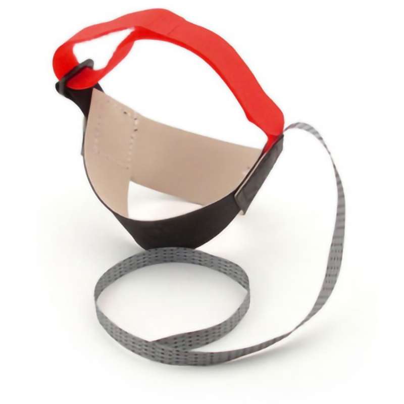 Heel Grounder, Hook & Loop, D-Ring, Red